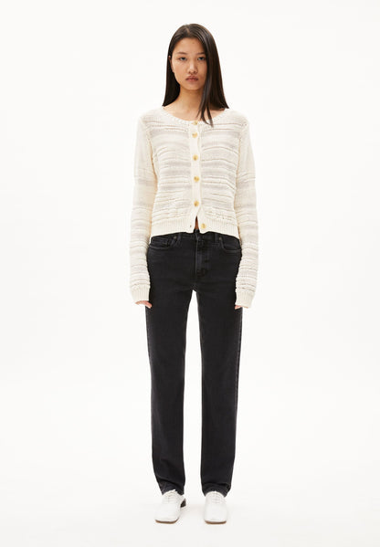 CARENAA MID STRAIGHT JEANS | EBONY | CUTS