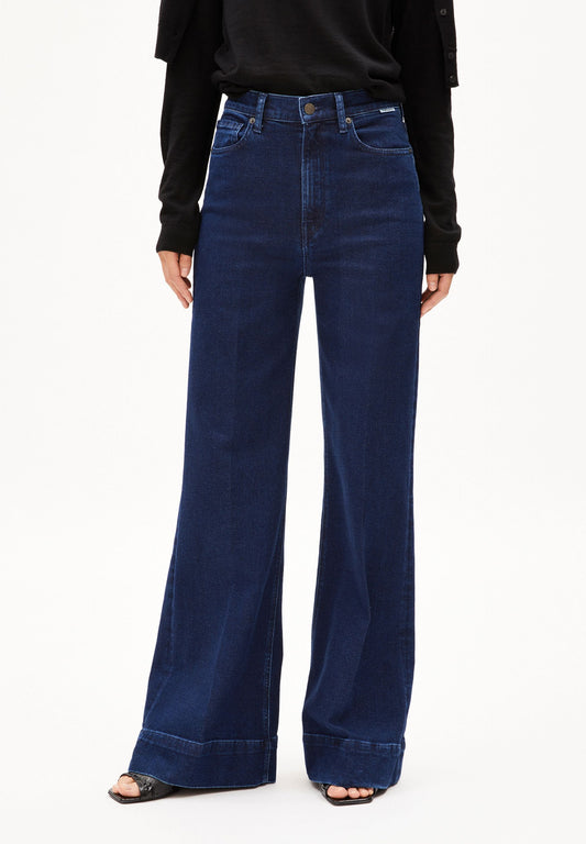 MURLIAA HIGH WAIST WIDE JEANS | POLAR | CUTS