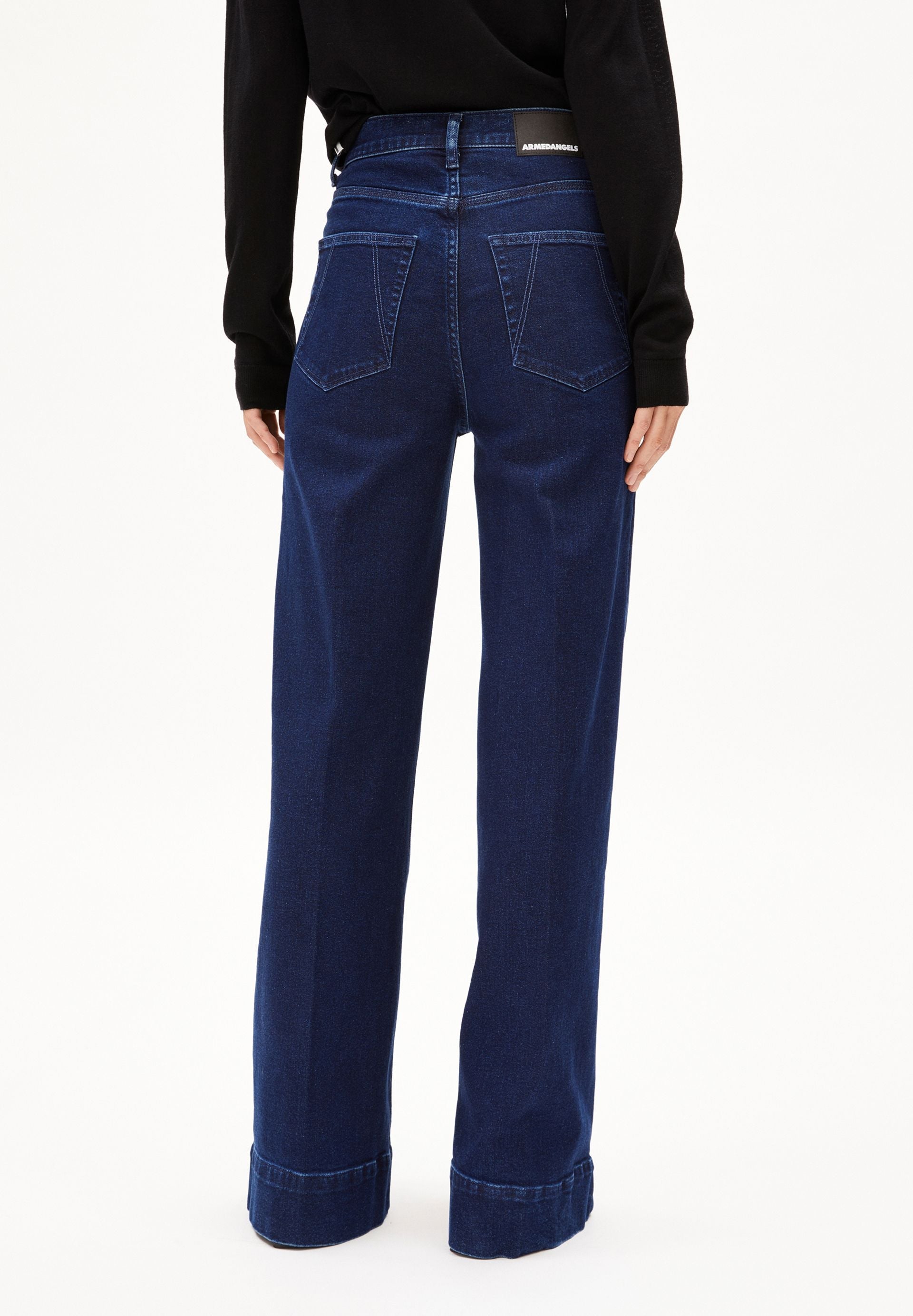 MURLIAA HIGH WAIST WIDE JEANS | POLAR | CUTS