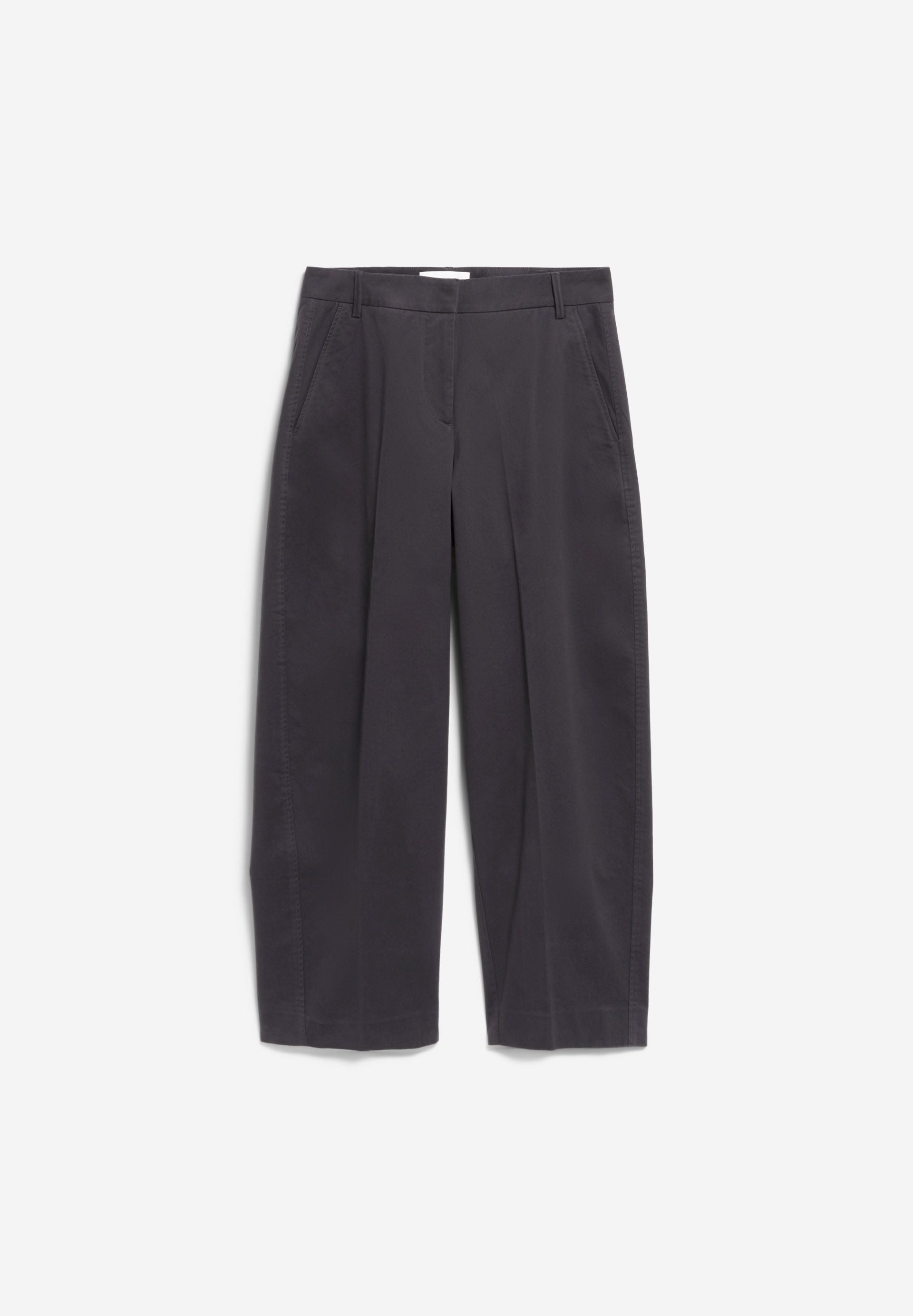 BARREL LEG TWILL PANTS | DARK STEEL | CUTS