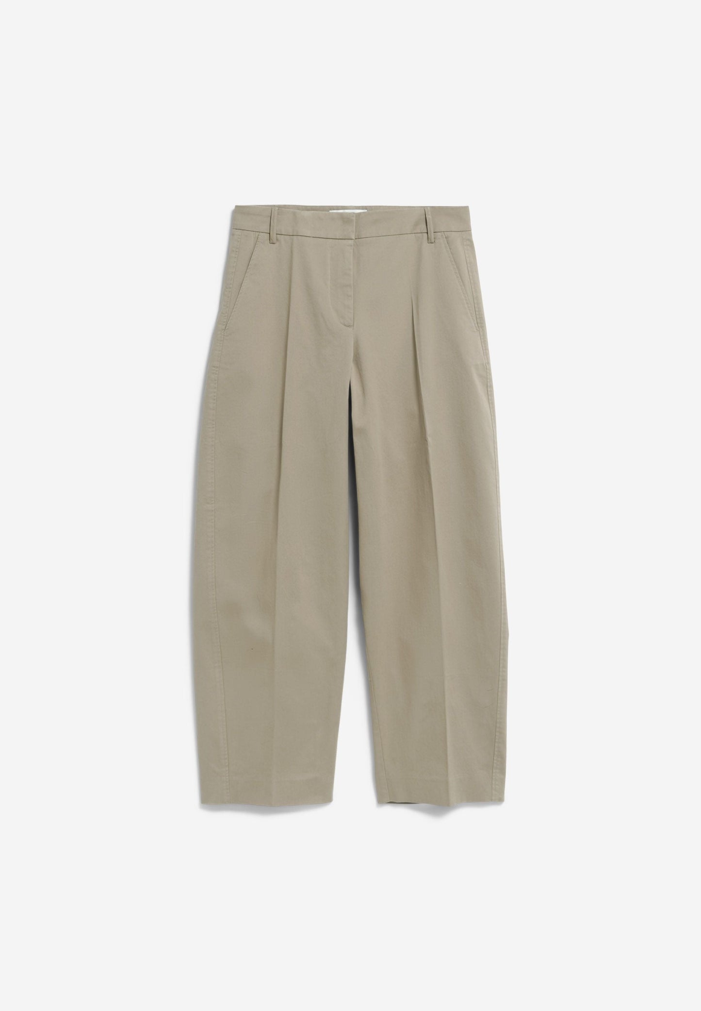 BARREL LEG TWILL PANTS | LIGHT SAGE | CUTS