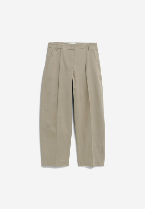 BARREL LEG TWILL PANTS | LIGHT SAGE | CUTS