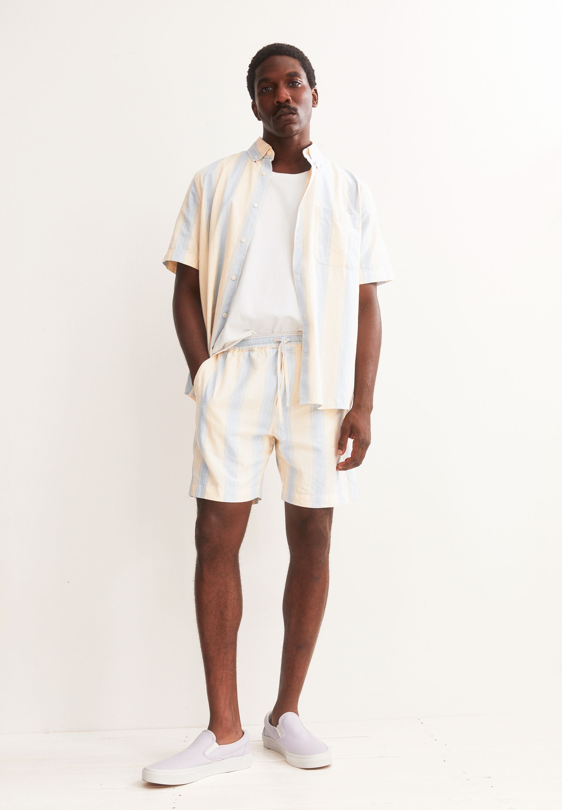 STRIPED SHORTS | WEDGWOOD | CUTS