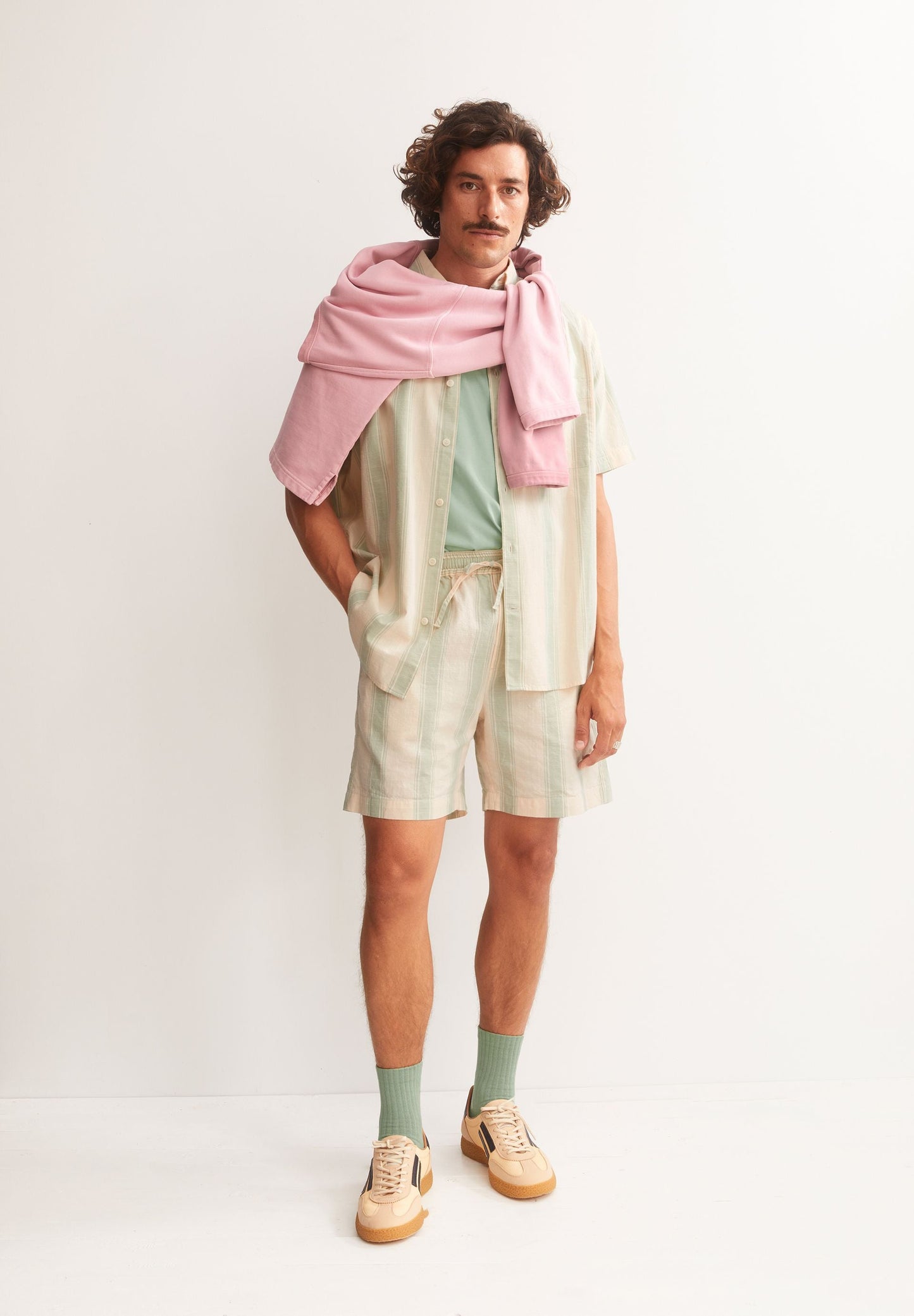 STRIPED SHORTS | FOAM | CUTS