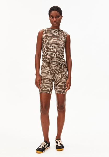 NEDAA ZEBRA PRINT SHORTS | SANDSTONE | CUTS
