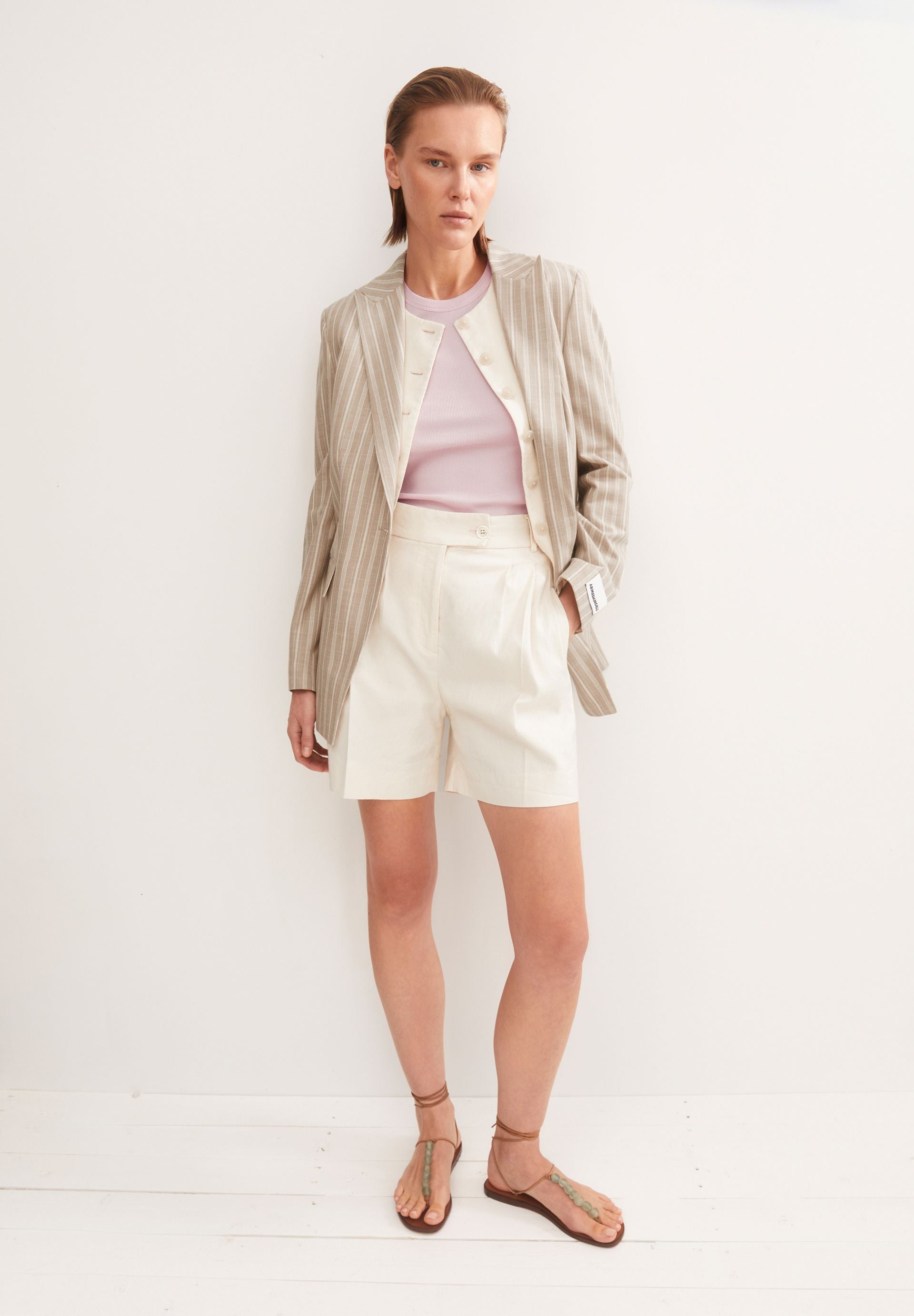 LINEN-BLEND KAAYUA SHORTS | UNDYED | CUTS