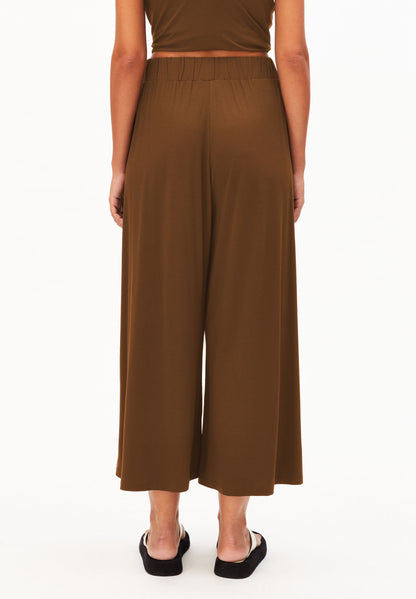 CROPPED JERSEY PANTS | DRIED PALM | CUTS