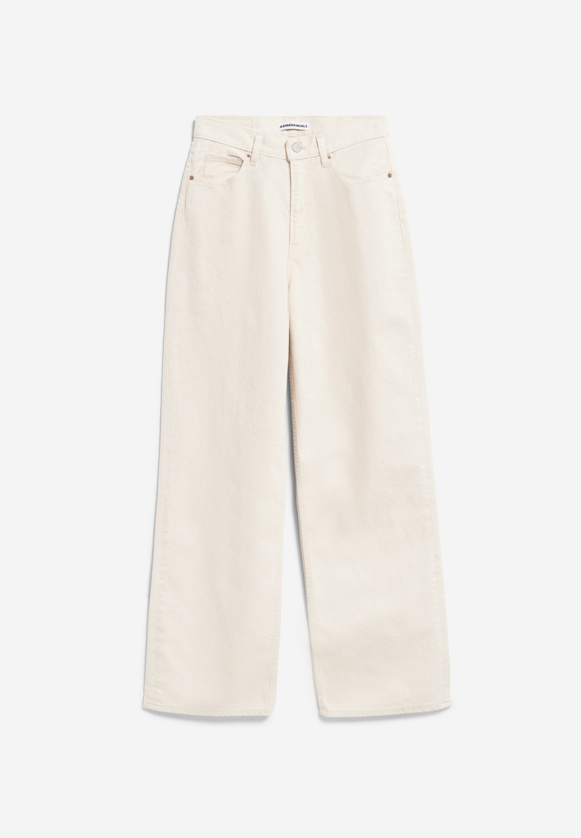 ENIJAA HIGH WAIST WIDE JEANS | UNDYED | CUTS