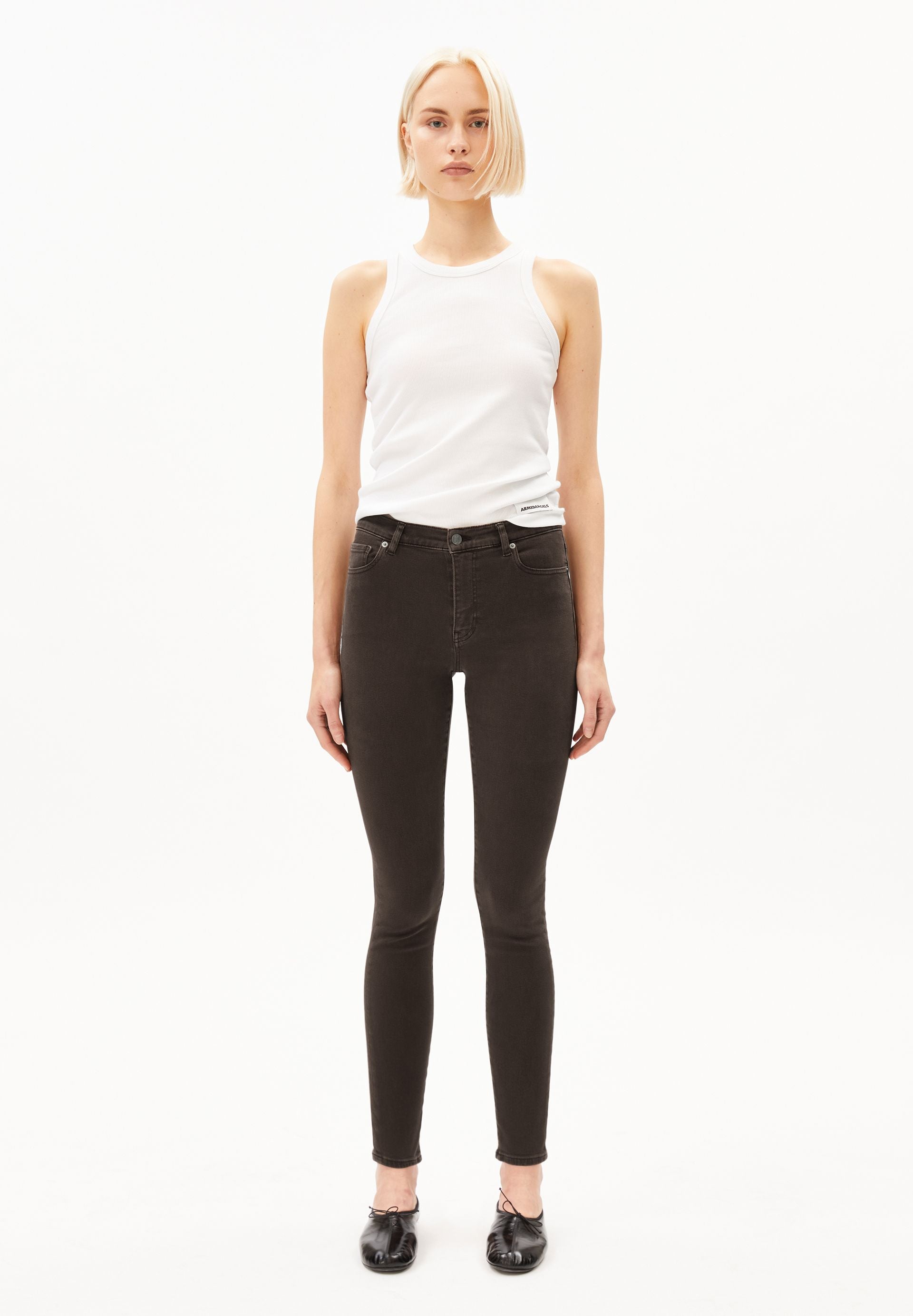 TILLAA MID WAIST SKINNY JEANS | CLAYSTONE | CUTS