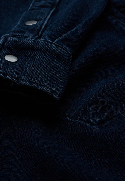 OVERSIZED DENIM BLOUSE | BRIGHT BLUE | CUTS