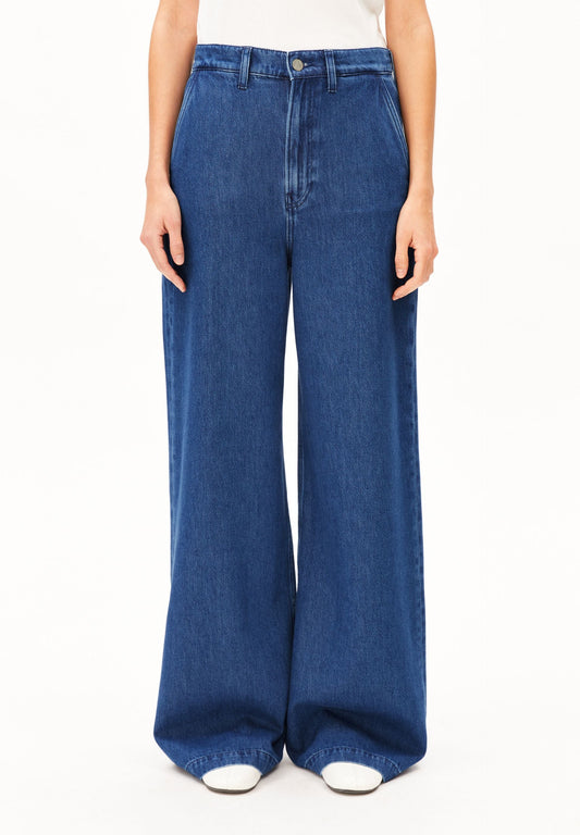 WIDE LEG DENIM PANTS | CUTS