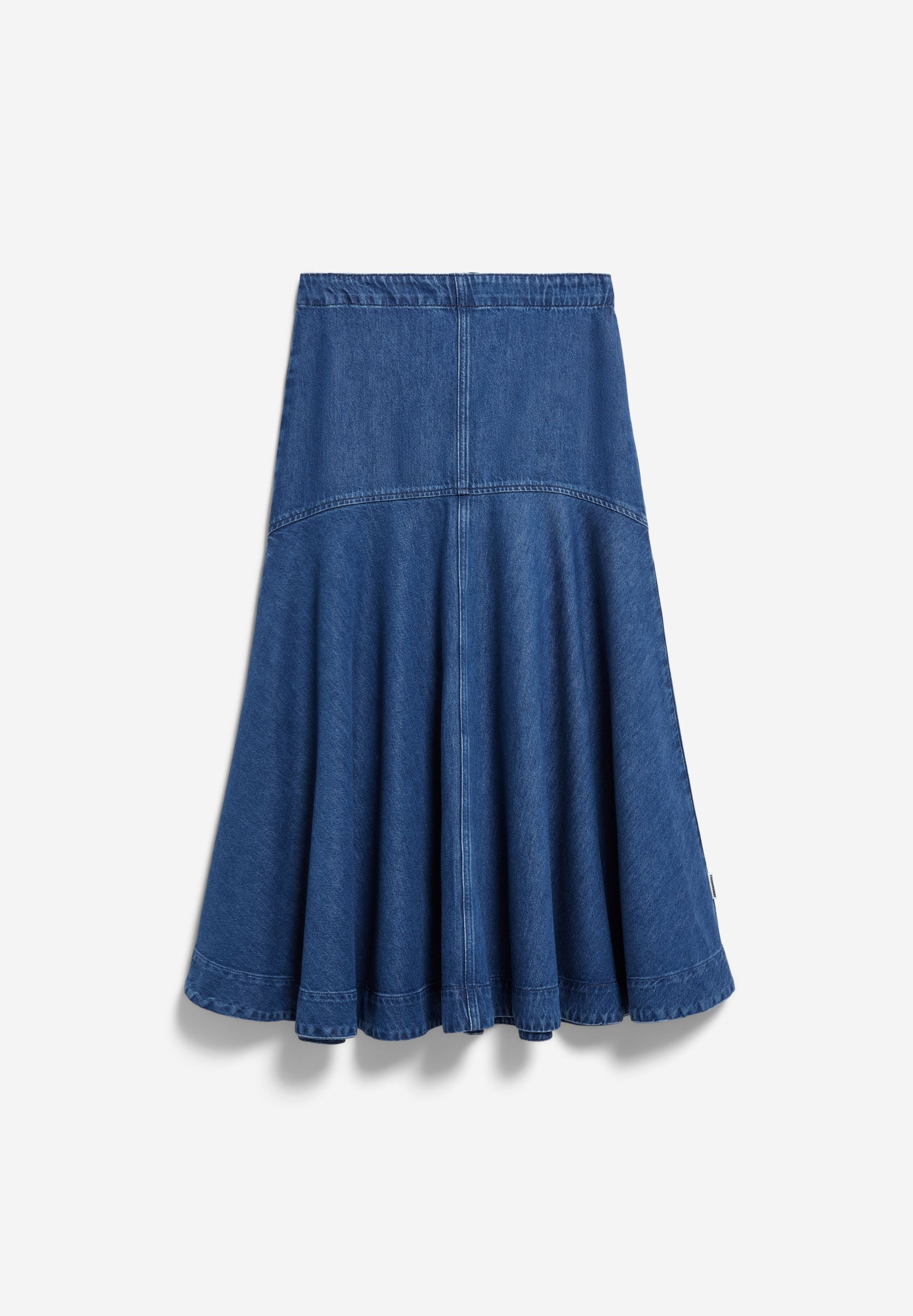 MIDI DENIM SKIRT | BRIGHT BLUE | CUTS