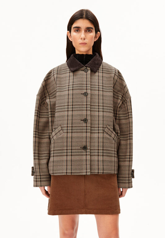 CHECKED WOOL JACKET | CUTS