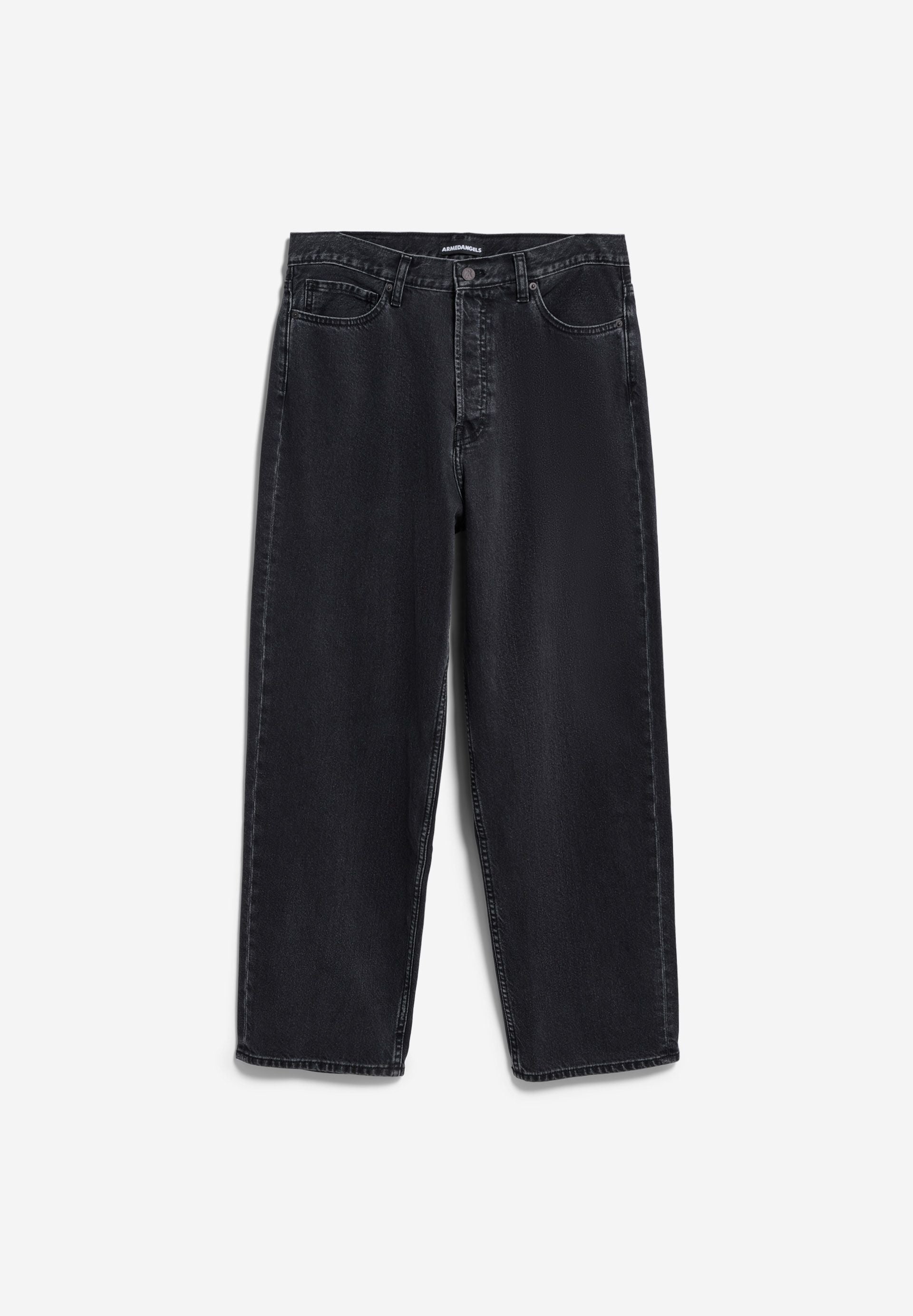 JAAMEO BAGGY JEANS | EBONY BLACK | CUTS