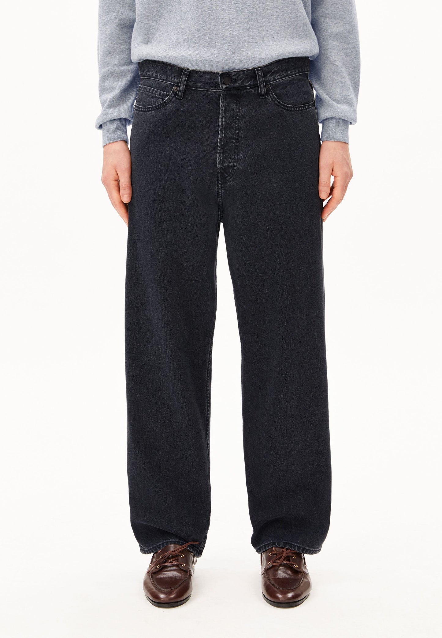 JAAMEO BAGGY JEANS | EBONY BLACK | CUTS