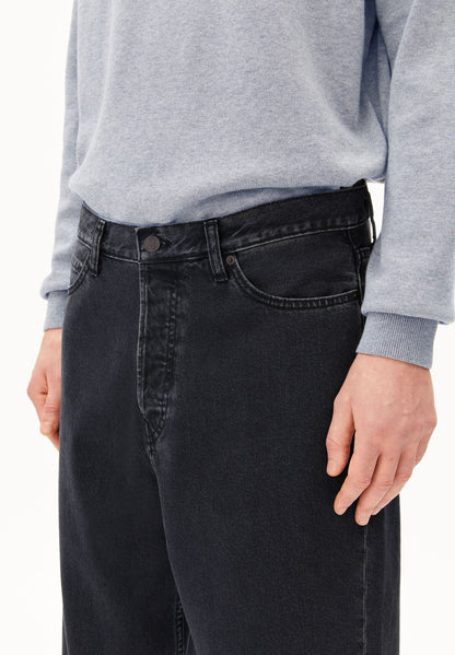 JAAMEO BAGGY JEANS | EBONY BLACK | CUTS