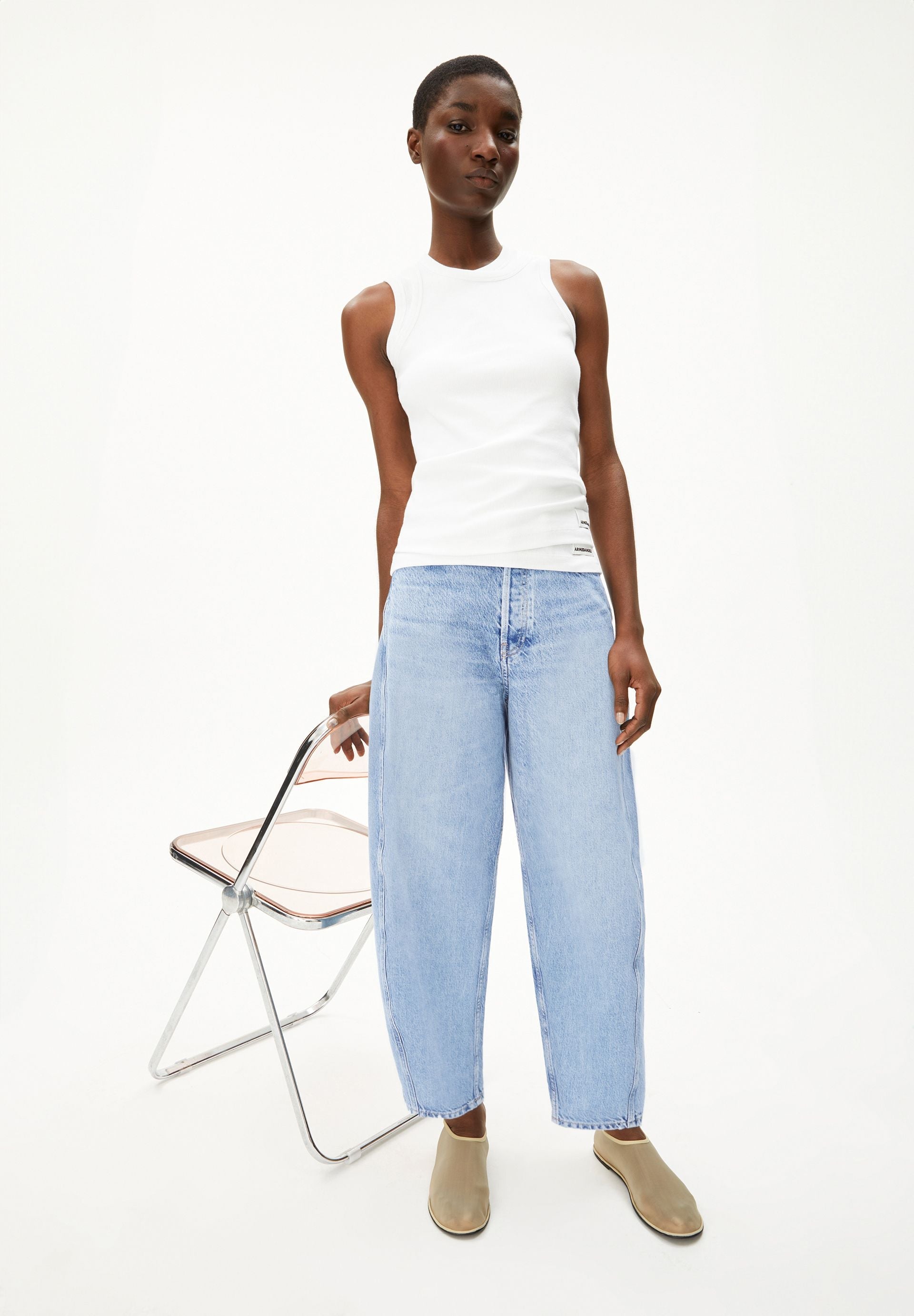 BAARLY HIGH WAIST BARREL JEANS | NOISE | CUTS
