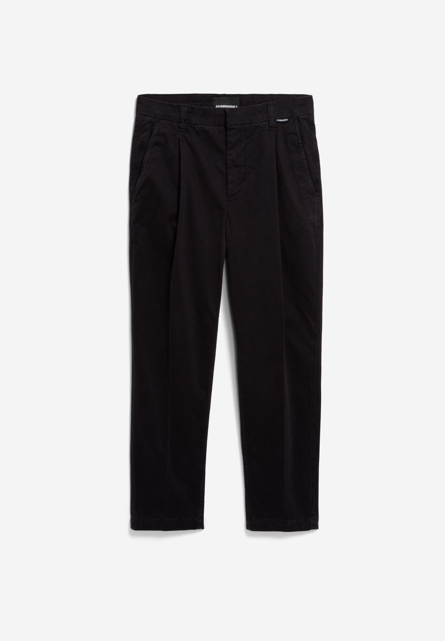 TAAMIR PLEATED CHINOS | BLACK | CUTS