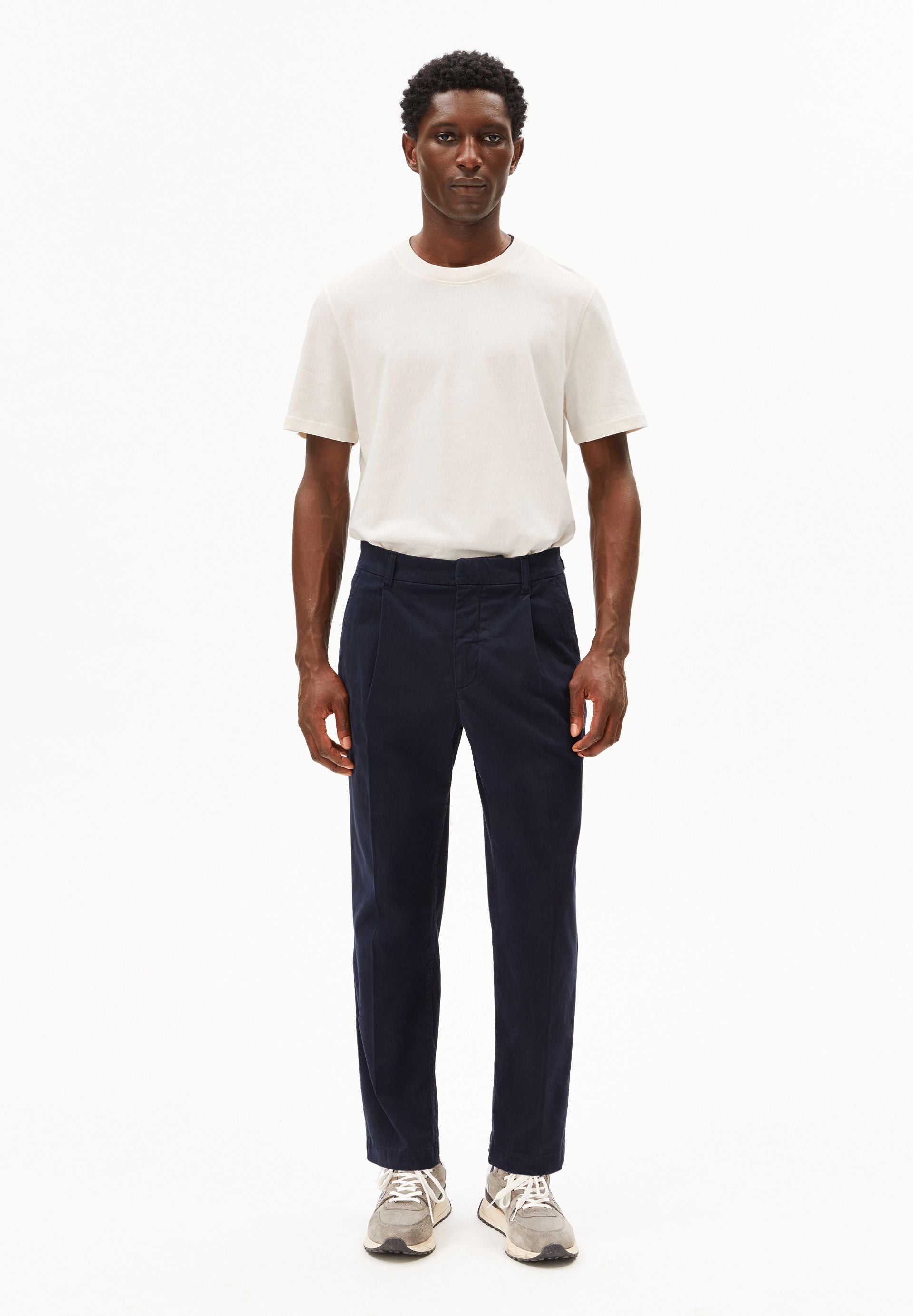 TAAMIR PLEATED CHINOS | NIGHT SKY | CUTS