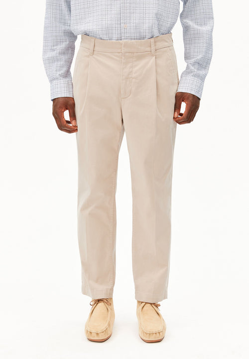 TAAMIR PLEATED CHINOS | SANDSTONE | CUTS