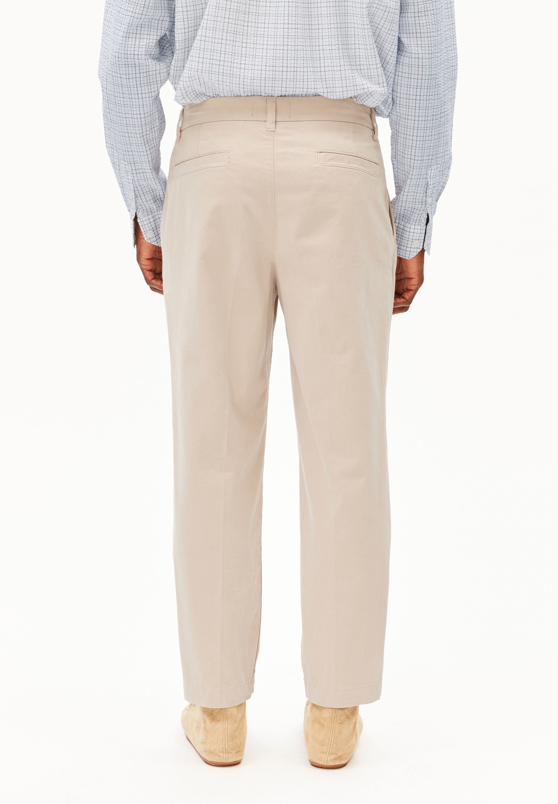 TAAMIR PLEATED CHINOS | SANDSTONE | CUTS