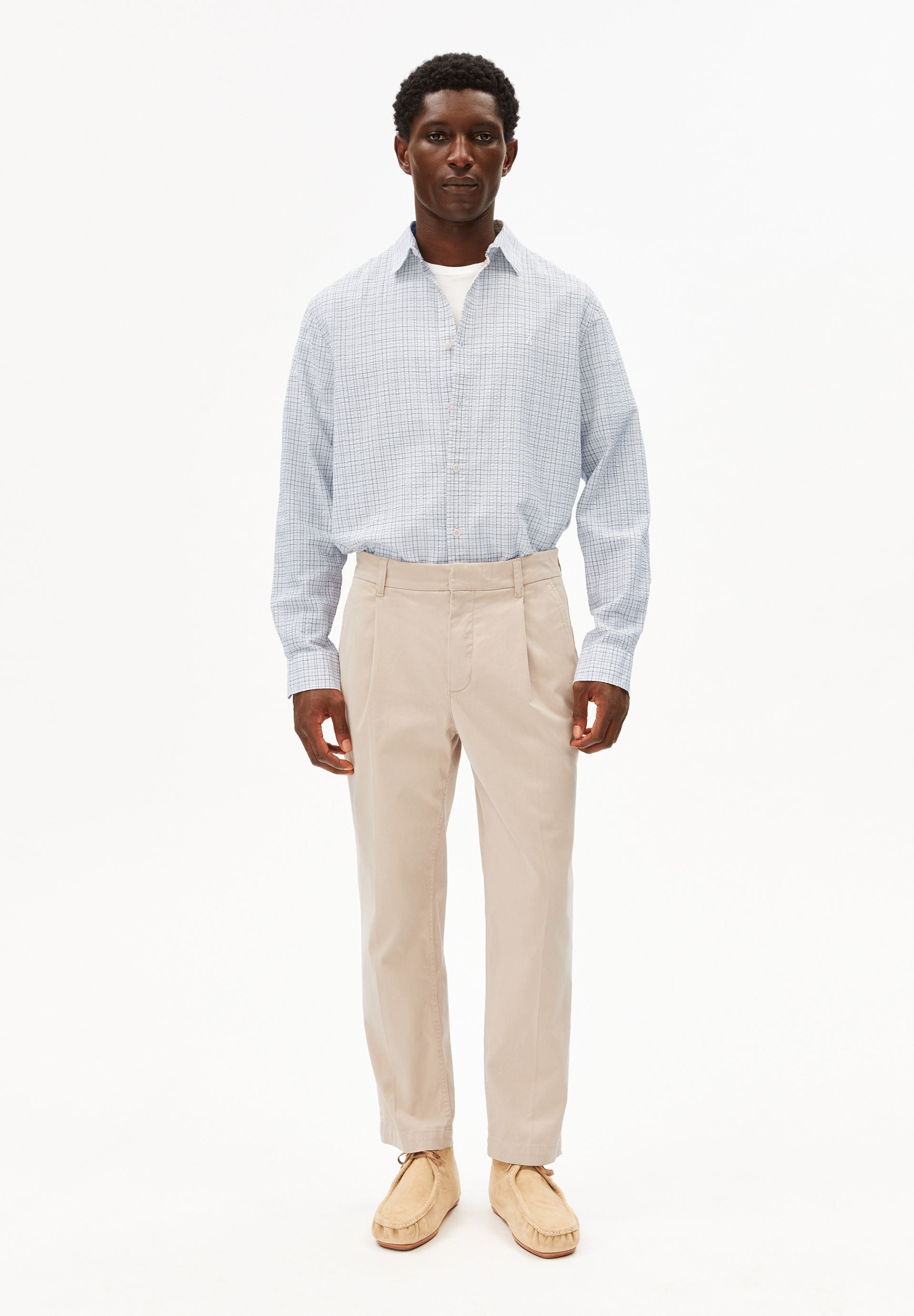 TAAMIR PLEATED CHINOS | SANDSTONE | CUTS